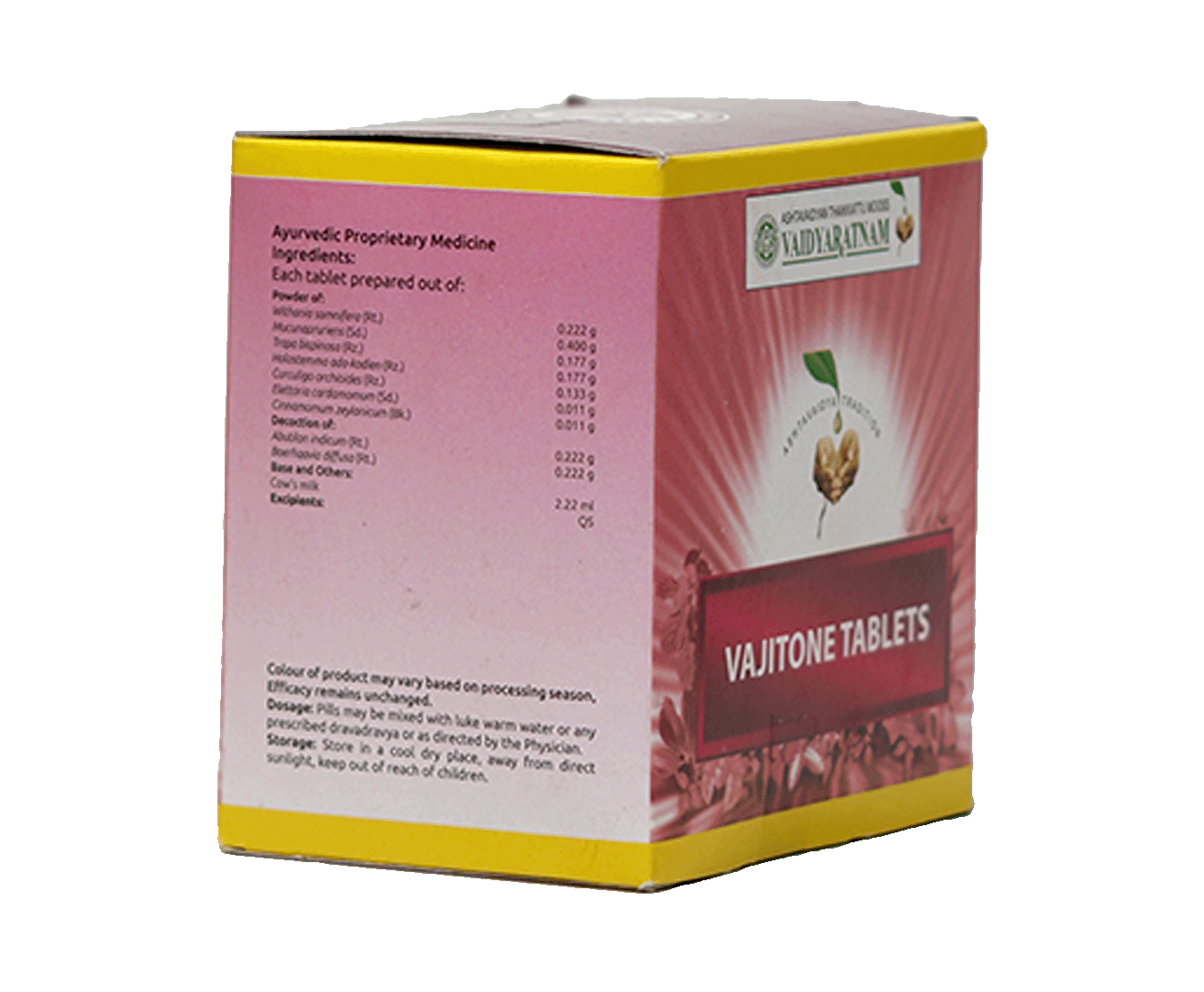 VAIDYARATNAM VAJITONE TAB