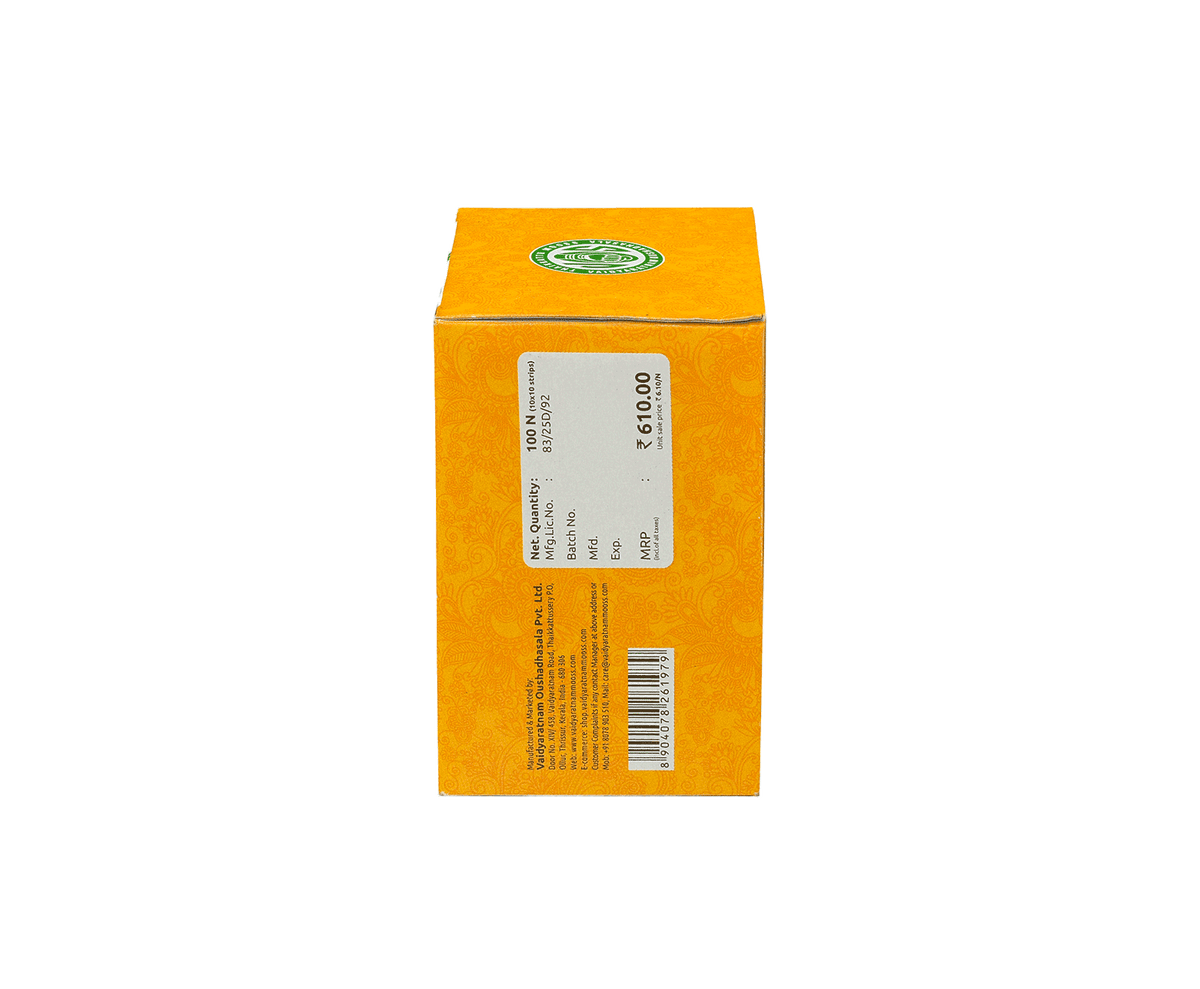 VAIDYARATNAM MANJISHTADI KASHAYA GULIKA TABLET (LAGHU)