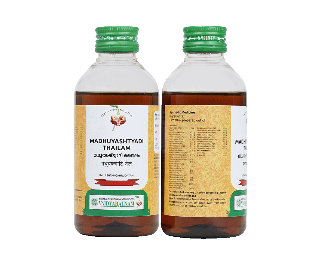 VAIDYARATNAM MADHUYASHTYADI OIL