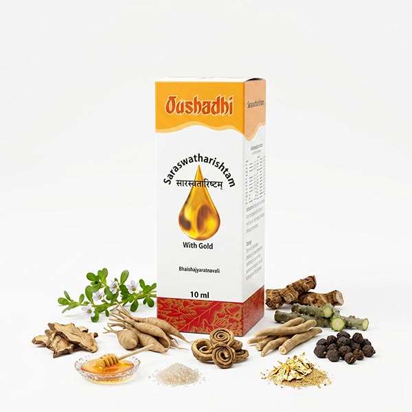 OUSHADHI SARASWATHARISHTAM GOLD 10 ml