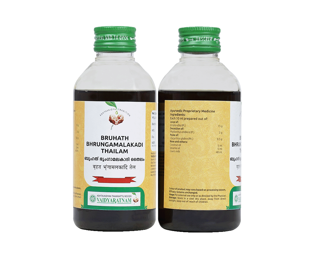 VAIDYARATNAM BRIHATH BHRINGAMALAKADI OIL