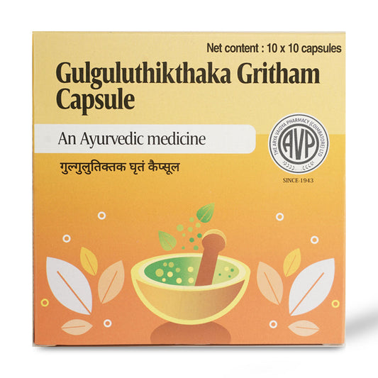AVP GULGULATHIKTHAKA GHRITAM CAPSULE