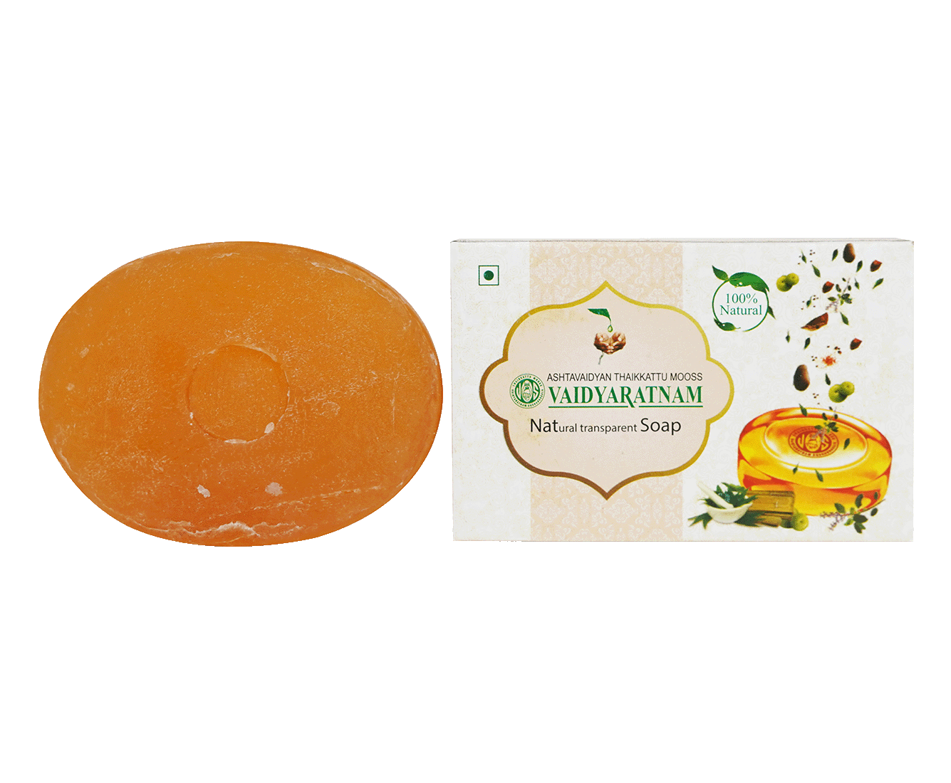 VAIDYARATNAM VAIDYARATNAM  OUSHADA SOAP GREEN