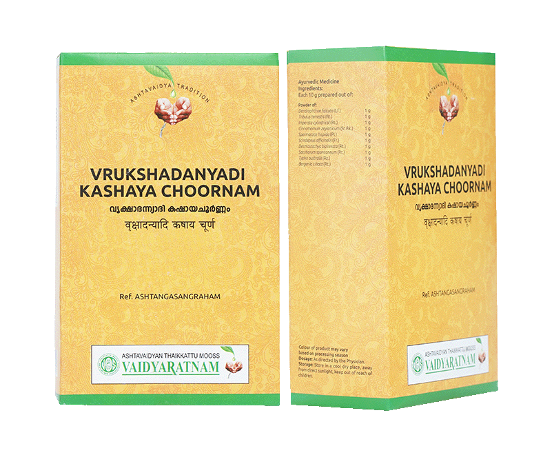 VAIDYARATNAM VRIKSHADANYADI KASHAYA CHOORNAM