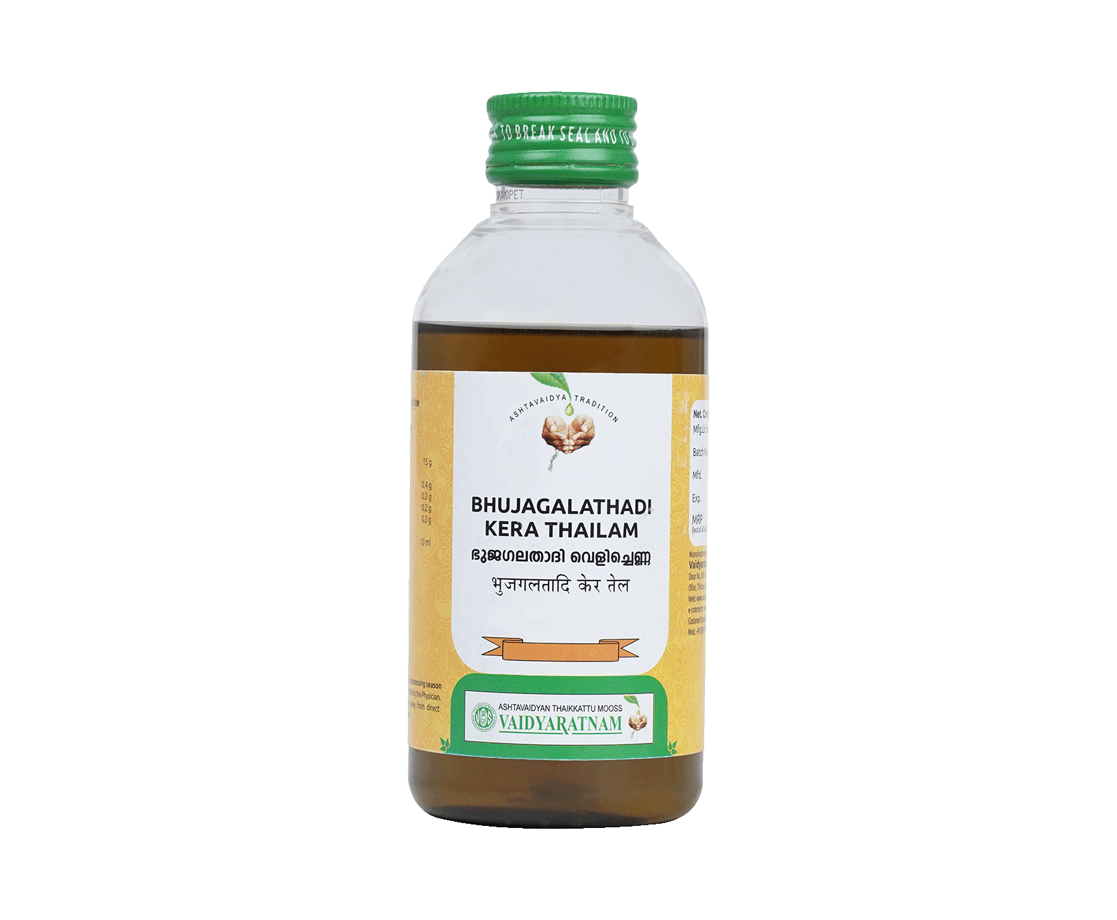 VAIDYARATNAM BHUJAGALATHADI OIL