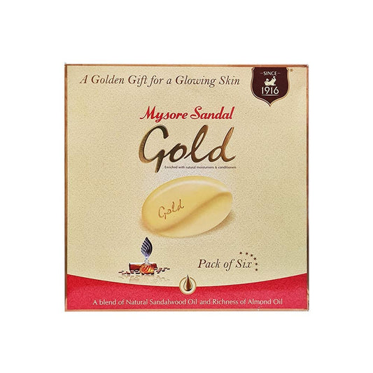 MYSORE SANDAL GOLD (PACK OF SIX)