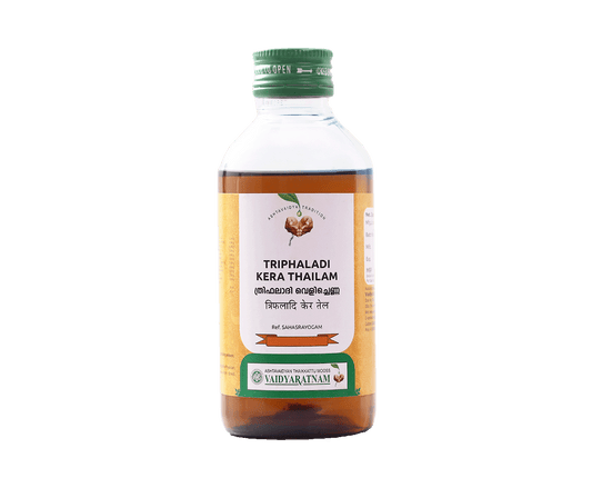 VAIDYARATNAM TRIPHALADI KERA THAILAM