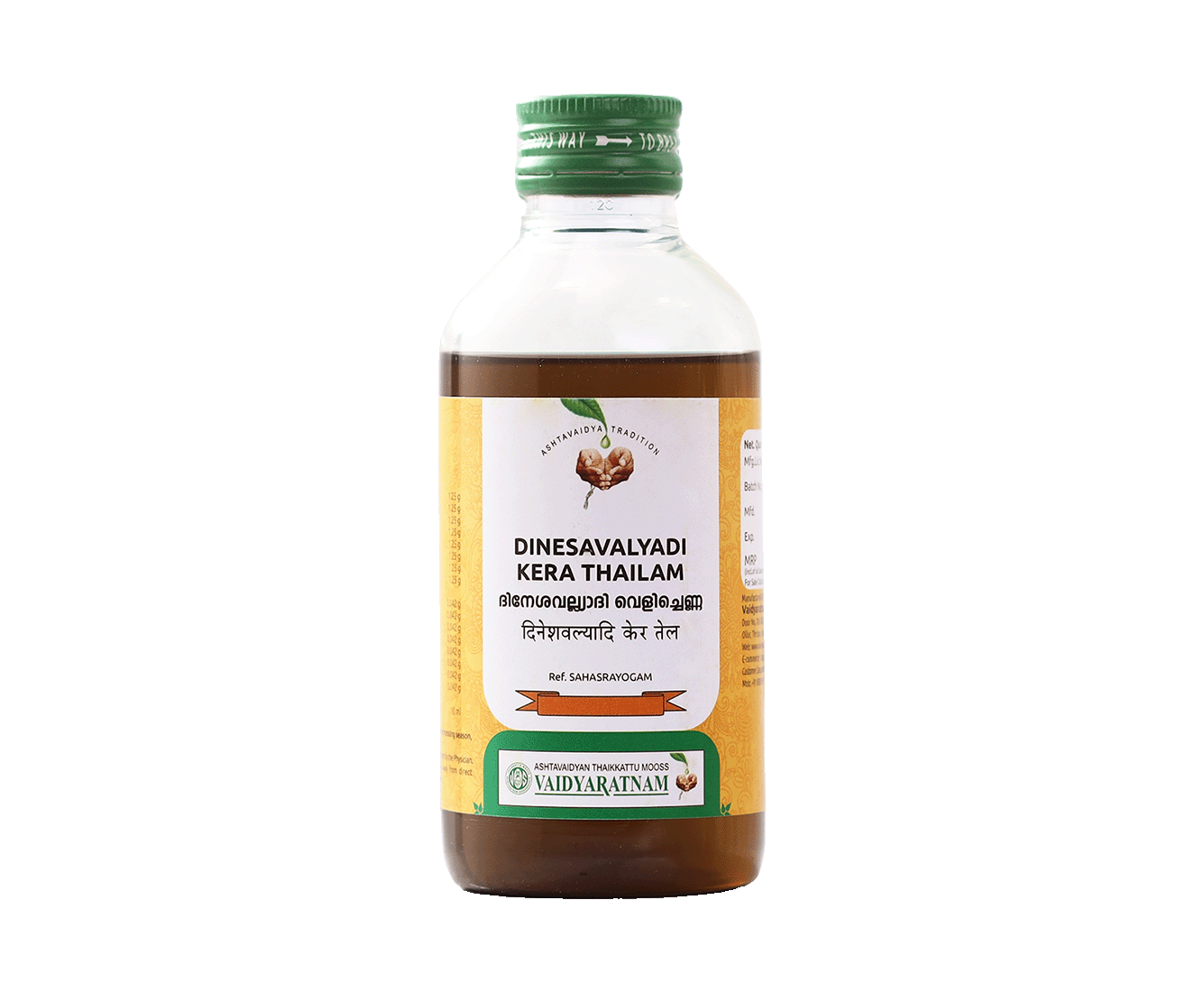 VAIDYARATNAM DINESAVALYADI THAILAM