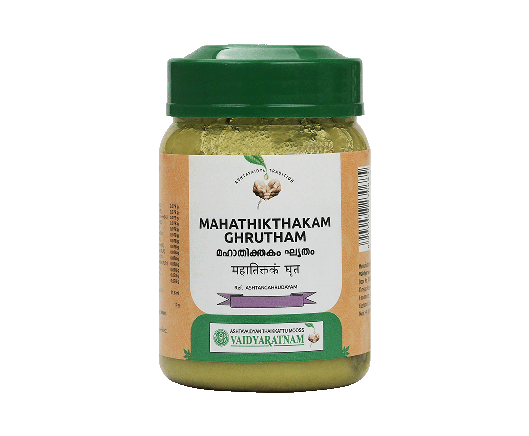 VAIDYARATNAM MAHATHIKTHAKAM GHRITHAM