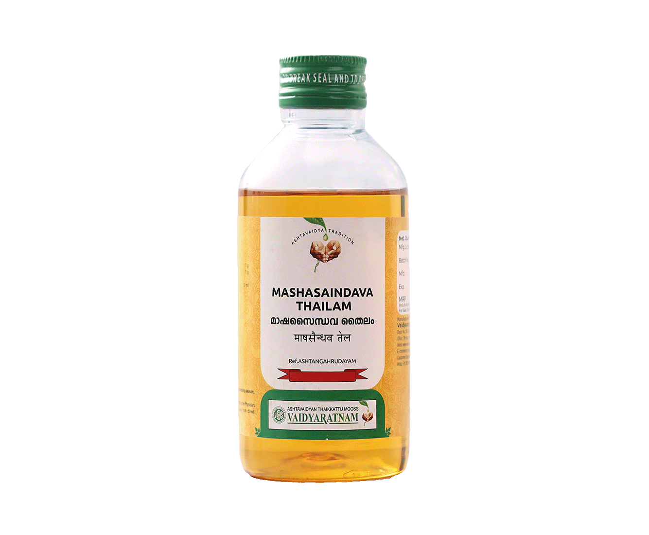 VAIDYARATNAM MASHASAINDHAVA THAILAM
