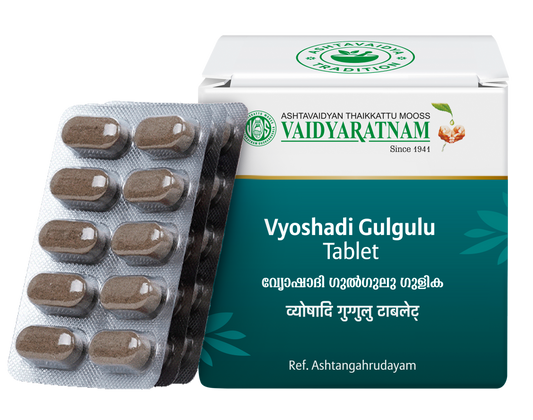VAIDYARATNAM VYOSHADIGULGULU GULIKA TABLET