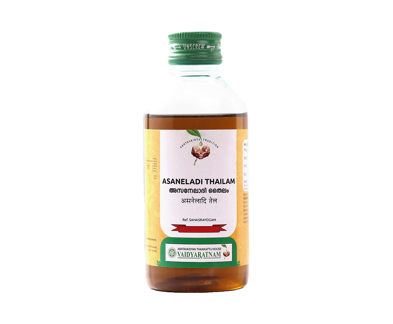 VAIDYARATNAM ASANELADI OIL