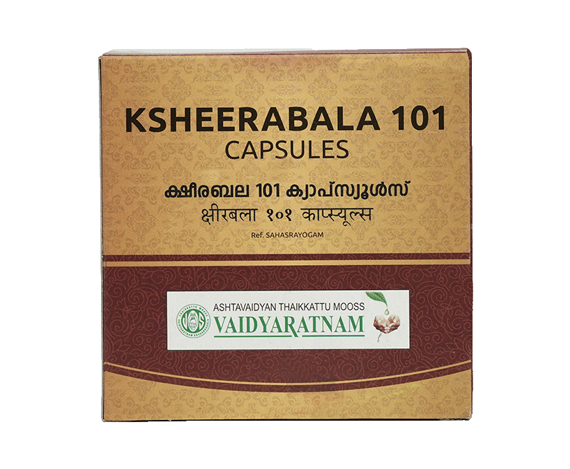 VAIDYARATNAM 101 KSHEERABALA SOFT GEL CAPSULE