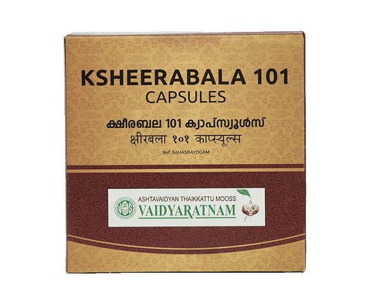 VAIDYARATNAM 101 KSHEERABALA SOFT GEL CAPSULE