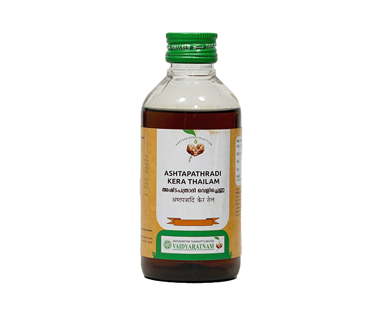 VAIDYARATNAM ASHTAPATHRADI KERA OIL