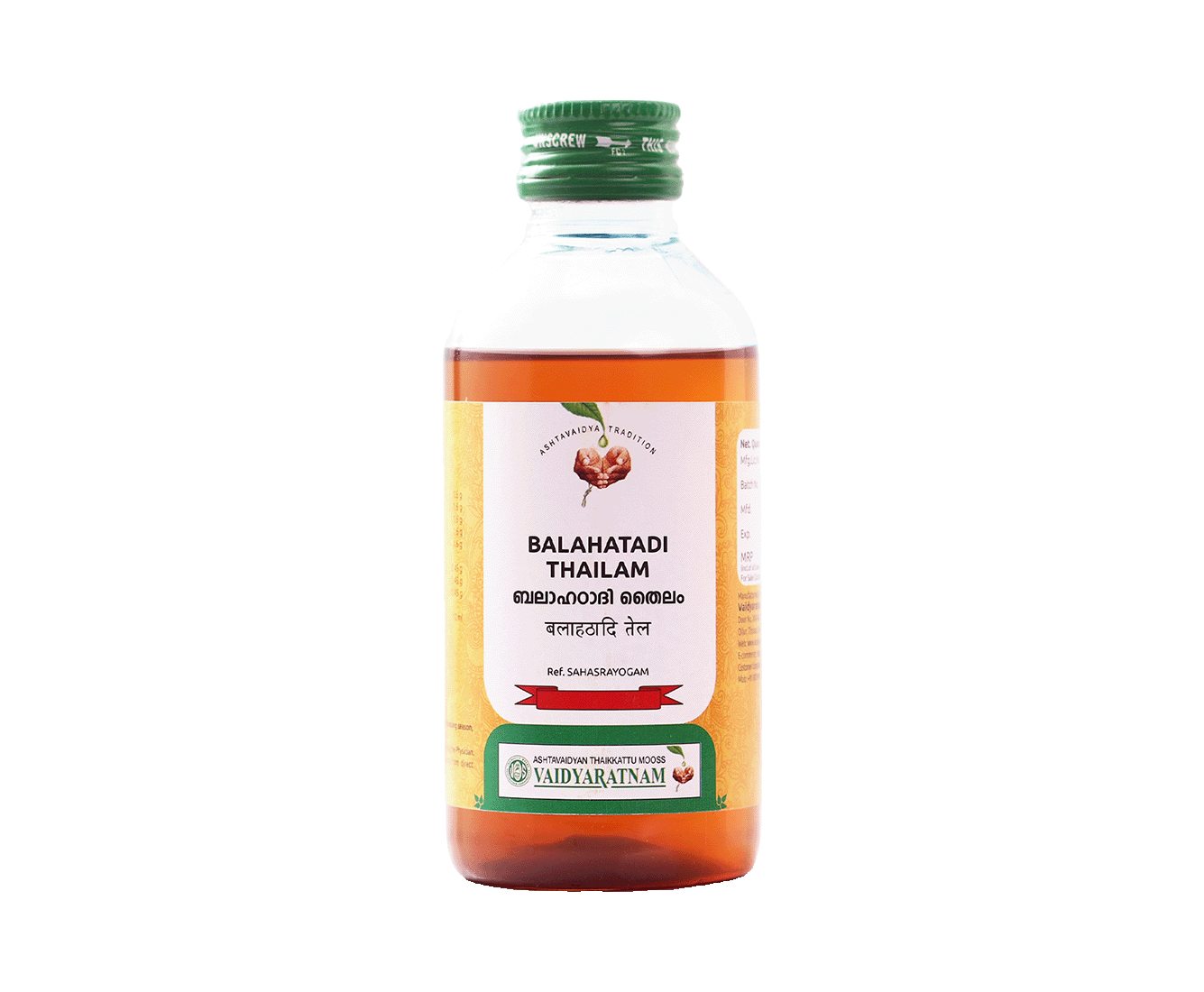 VAIDYARATNAM BALAHATADI OIL