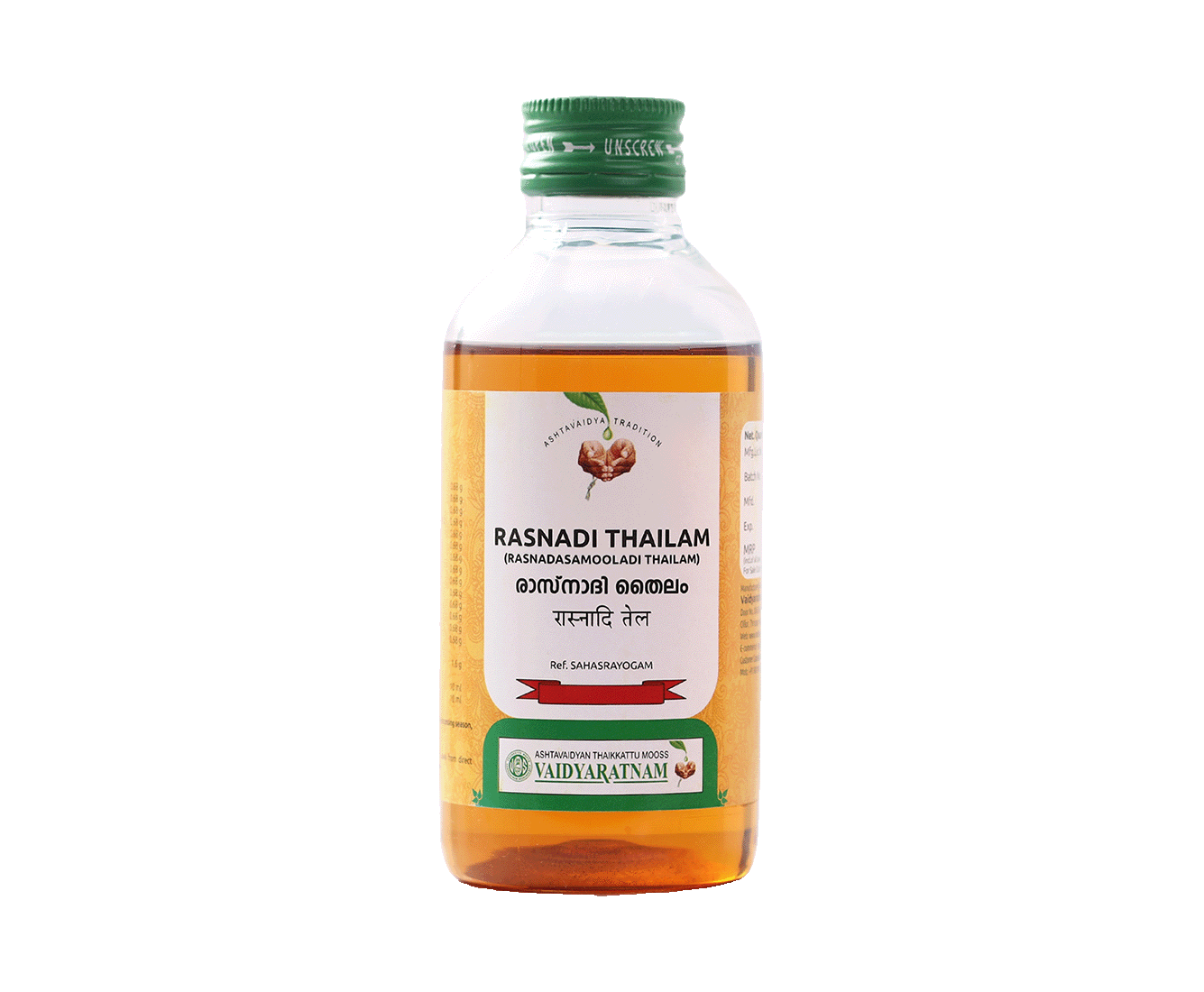 VAIDYARATNAM RASNADI THAILAM