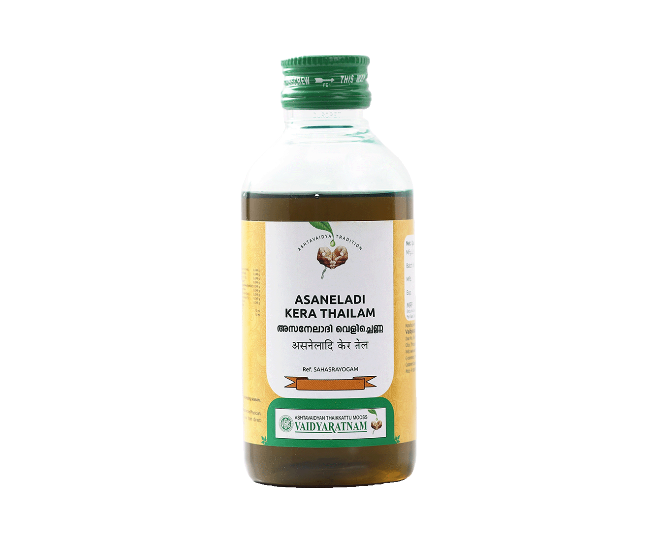 VAIDYARATNAM ASANELADI KERA THAILAM