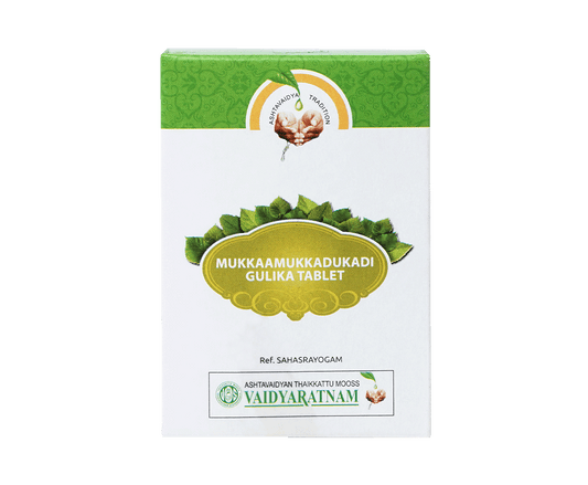 VAIDYARATNAM MUKKAAMUKKADUKADI GULIKA TABLET