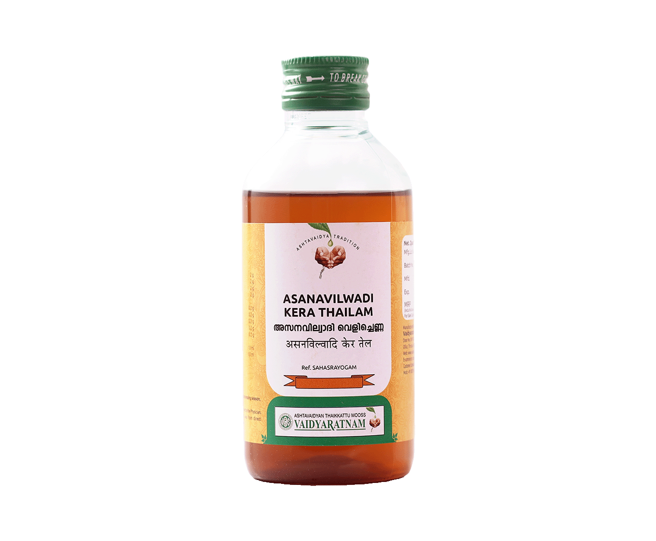 VAIDYARATNAM ASANAVILWADI KERA THAILAM