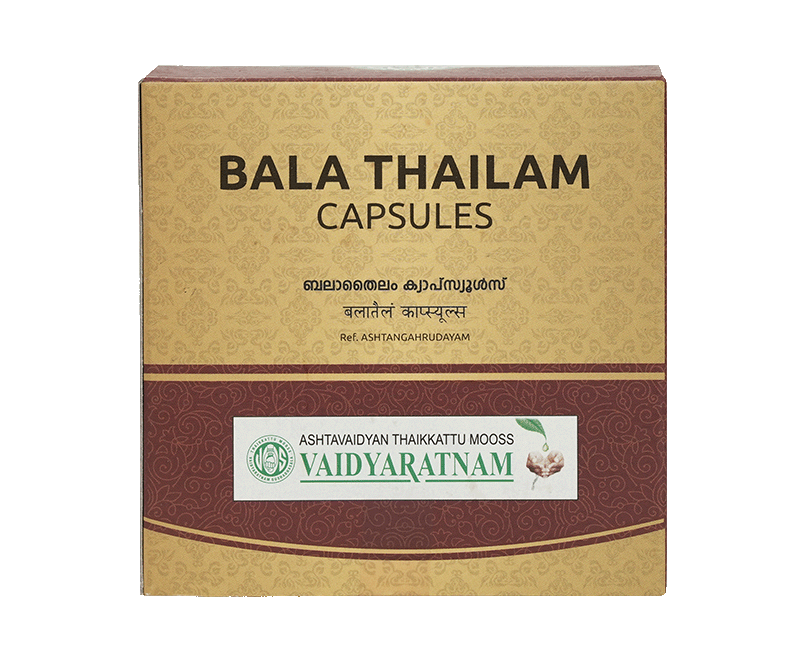VAIDYARATNAM BALA THAILAM SOFT GEL CAPSULE