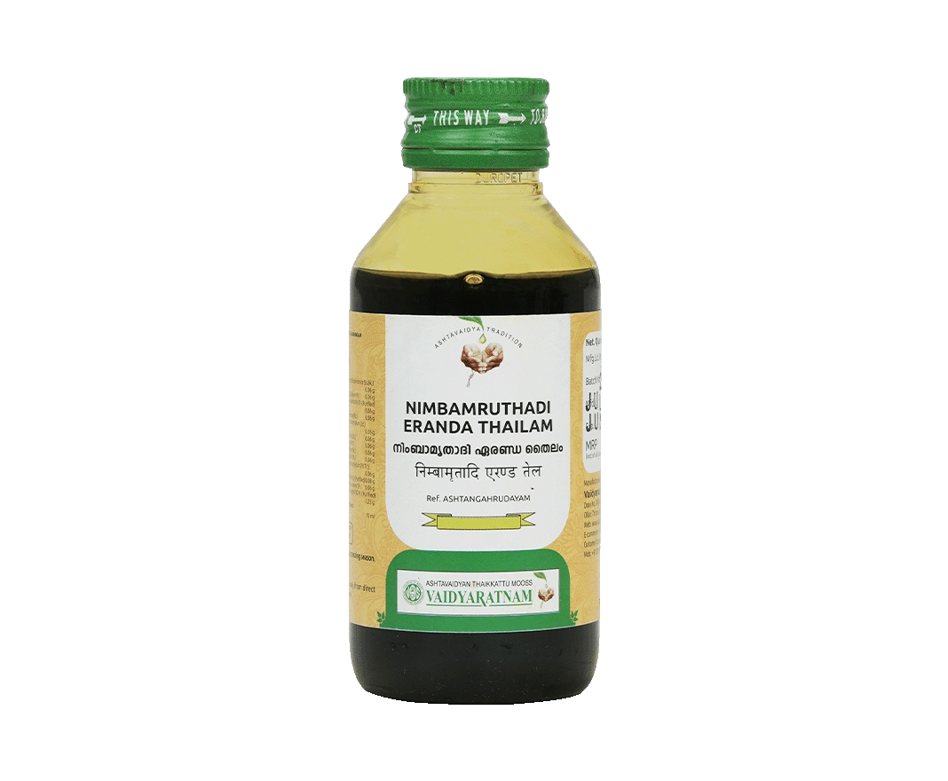 VAIDYARATNAM NIMBAMRITHADI CASTOR OIL