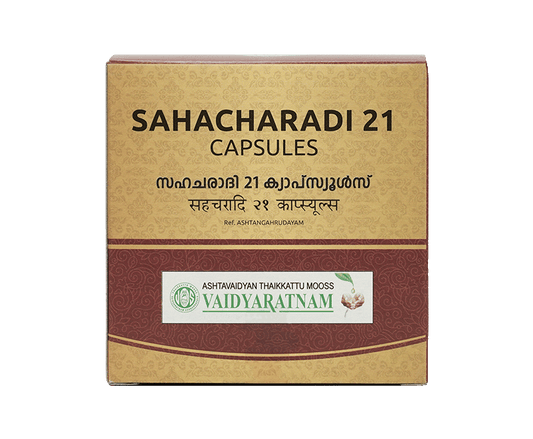 VAIDYARATNAM 21 SAHACHARADI SOFT GEL CAPSULE