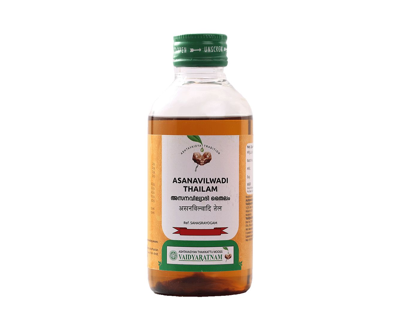 VAIDYARATNAM ASANAVILWADI OIL (VOA)
