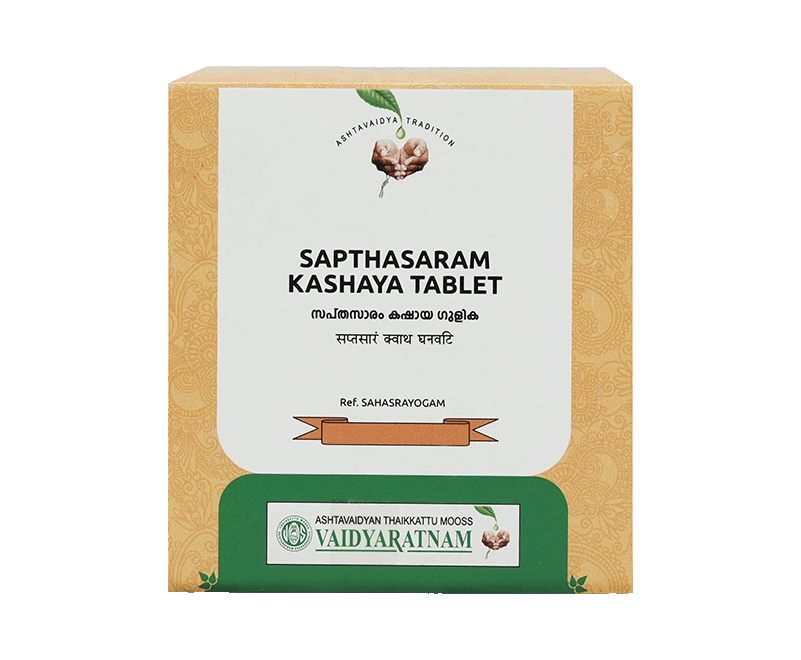 VAIDYARATNAM SAPTHASARAM KASHAYA TABLET(VOA)