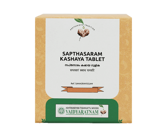 VAIDYARATNAM SAPTHASARAM KASHAYA TABLET(VOA)