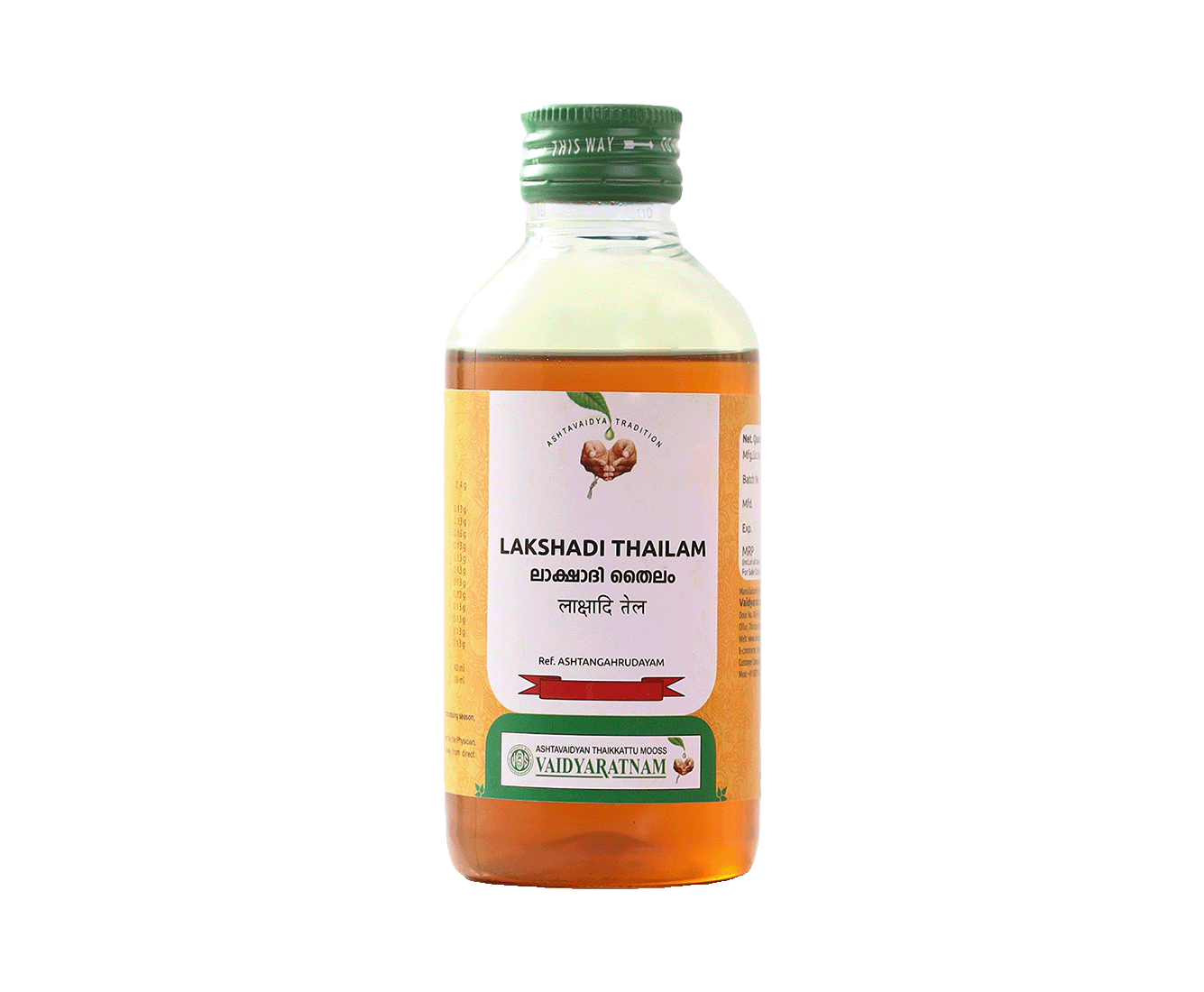 VAIDYARATNAM LAKSHADI OIL