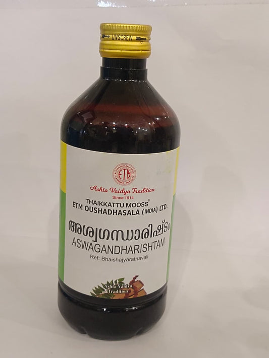 ETM ASWAGANDHA RISHTAM 450 ML BY THAIKKATTU MOOSS