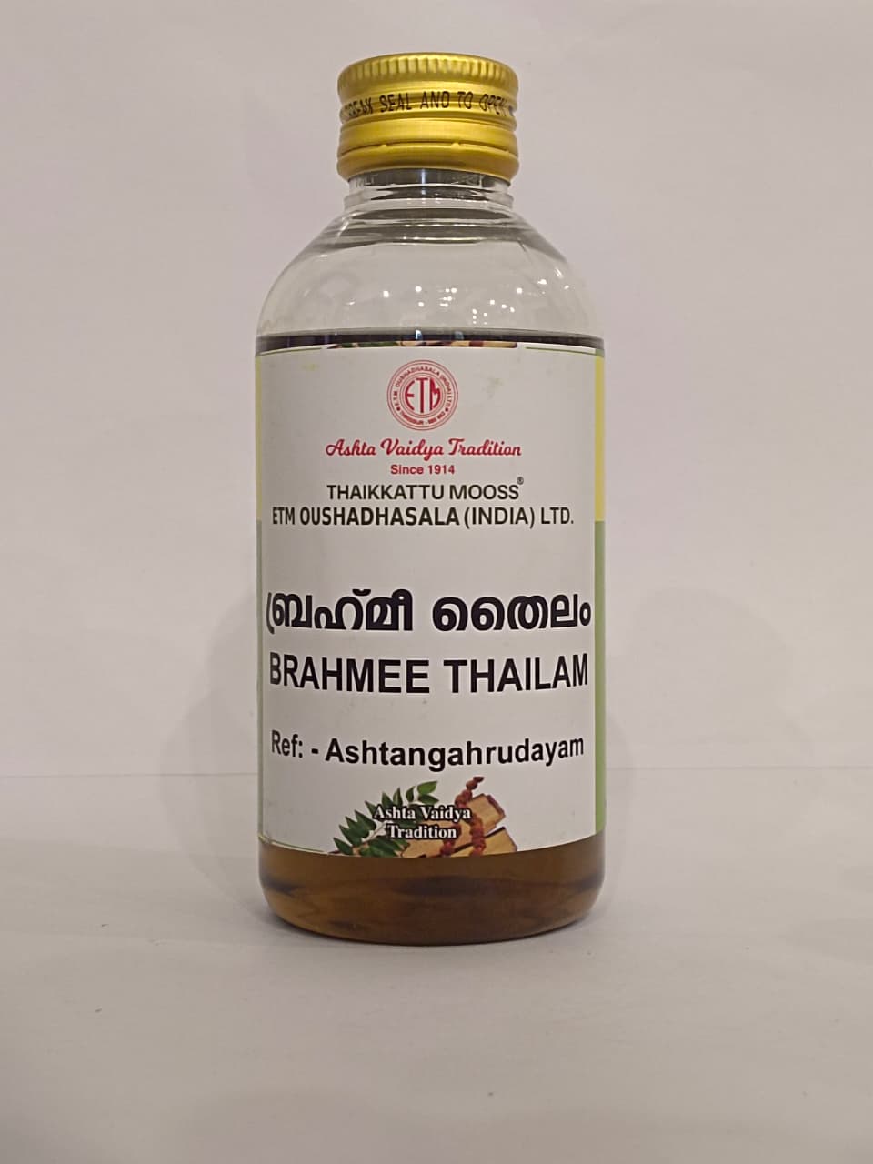 ETM BRAHMEE THAILAM 200 ML BY THAIKKATTU MOOSS