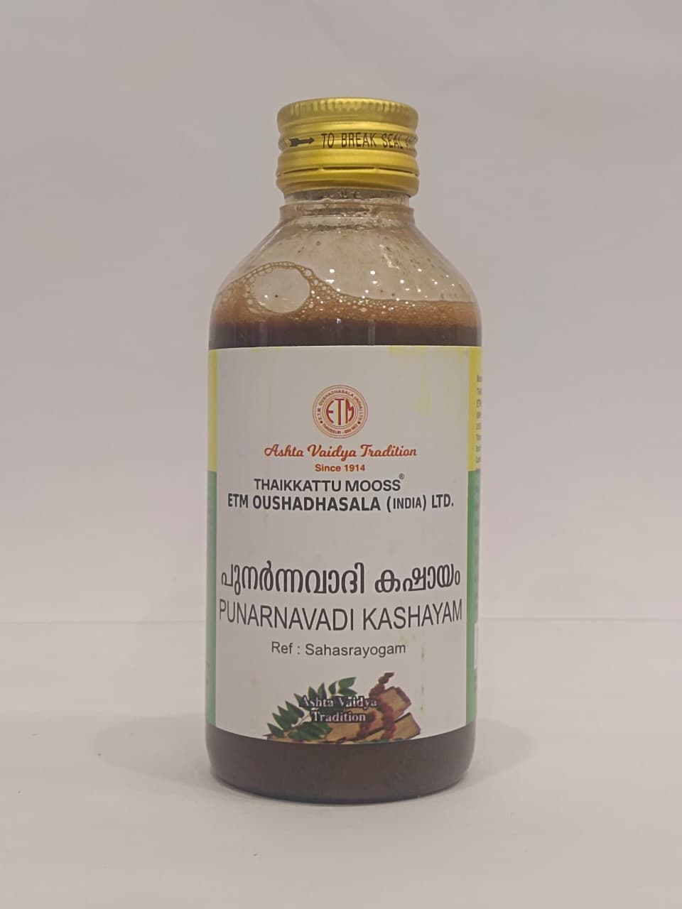ETM PUNARNAVADI KASHAYAM 200 ML BY THAIKKATTU MOOSS