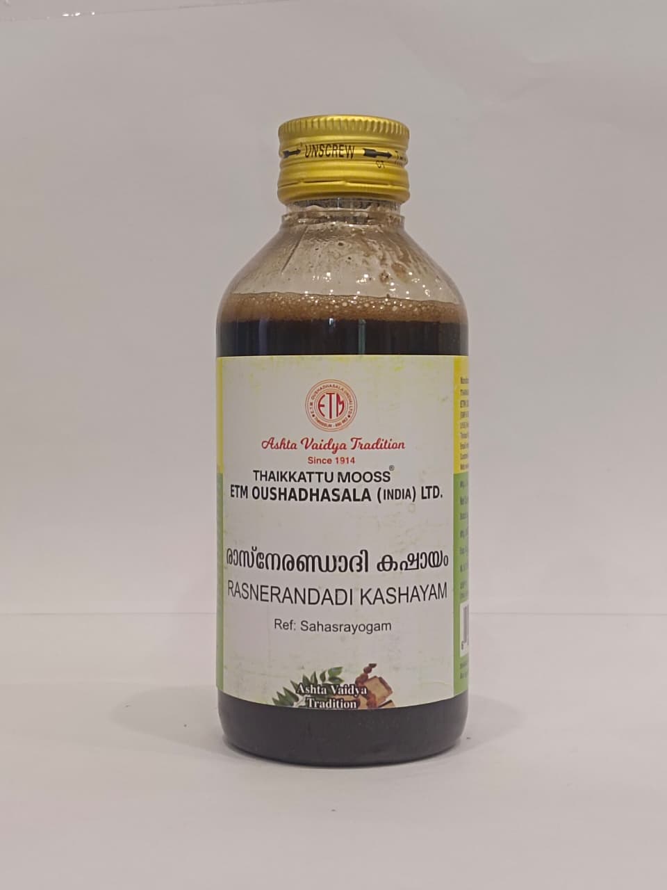 ETM RASNERANDADI KASHAYAM 200 ML BY THAIKKATTU MOOSS