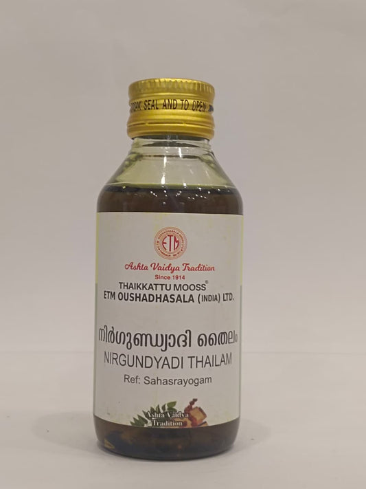 ETM NIRGUNYADI OIL 100 ML BY THAIKKATTU MOOSS