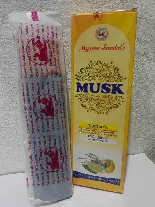 MYSORE SANDAL MUSK AGARBATHI 