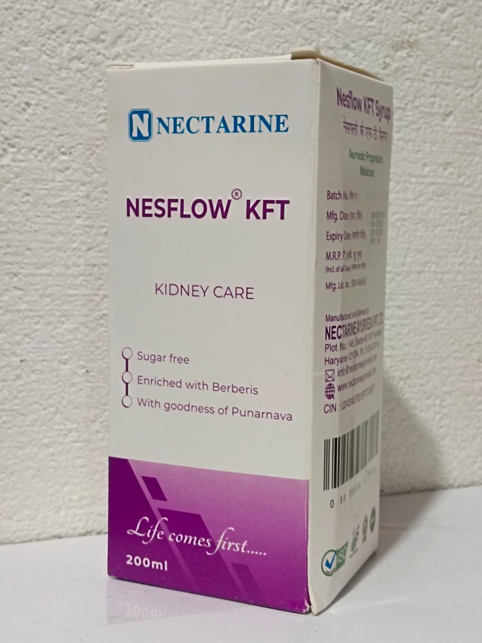 NECTARINE NESFLOW KFT SYRUP