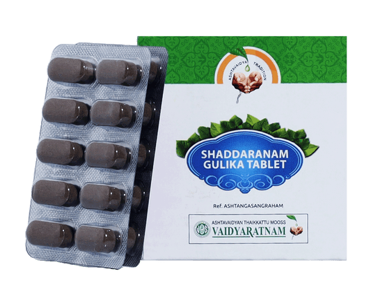 VAIDYARATNAM SHADDARANAM GULIKA TABLET