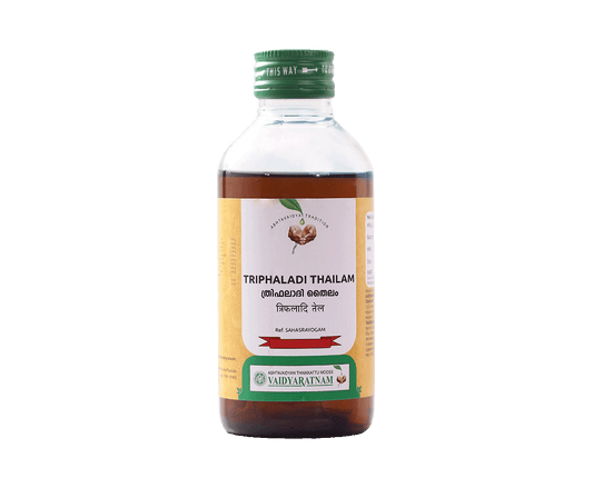 VAIDYARATNAM THRIPHALADI OIL