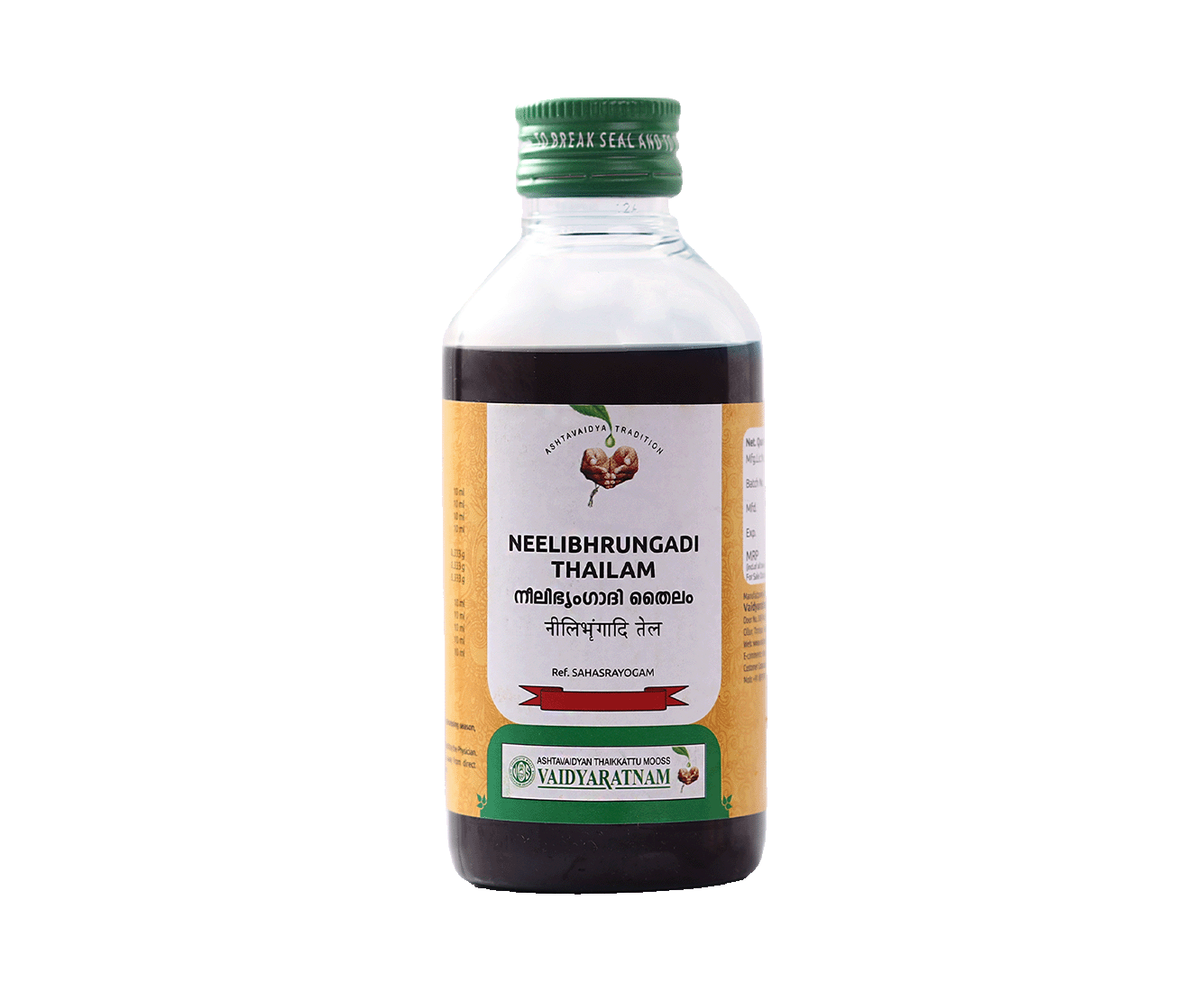 VAIDYARATNAM NEELIBHRINGADI OIL (VOA)