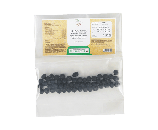 VAIDYARATNAM SOORYAPRABHA  GULIKA TABLET