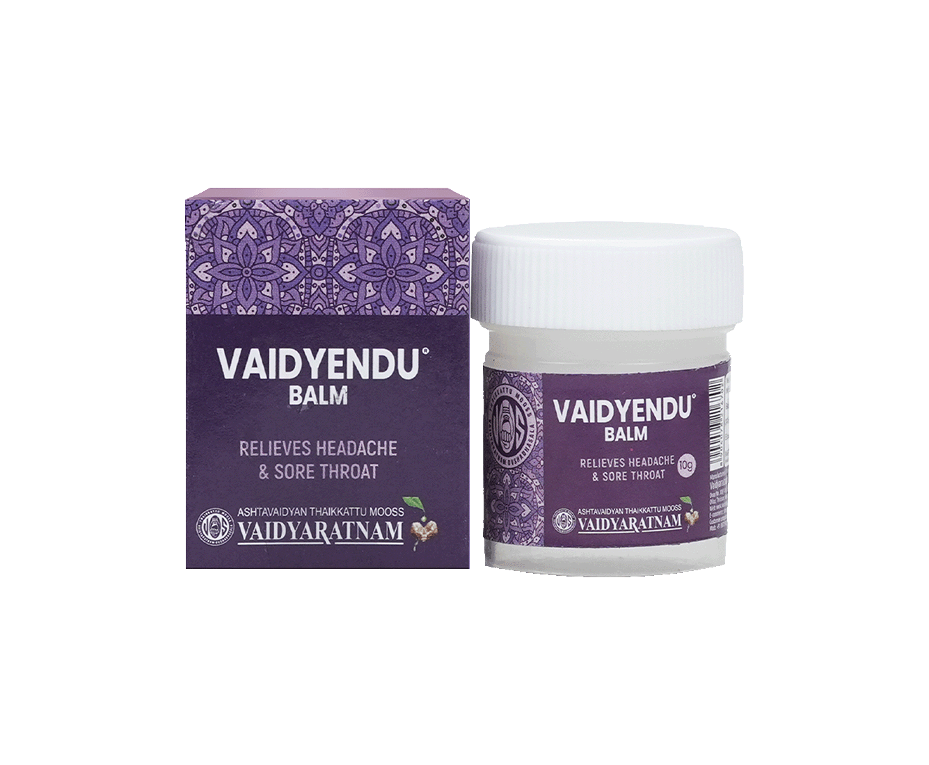 VAIDYARATNAM VAIDYENDU-VOS BALM