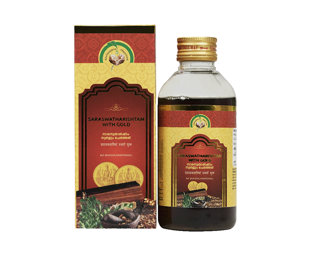 VAIDYARATNAM SARASWATHARISHTAM (WITHOUT GOLD)