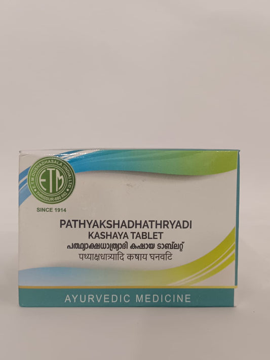 ETM PATHYAKSHADATHRYADI KASHAYA TABLET 10 NO. BY THAIKKATTU MOOSS