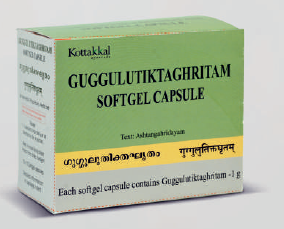KOTTAKKAL  GUGGULUTIKTA GHRITAM  SOFT GEL CAP