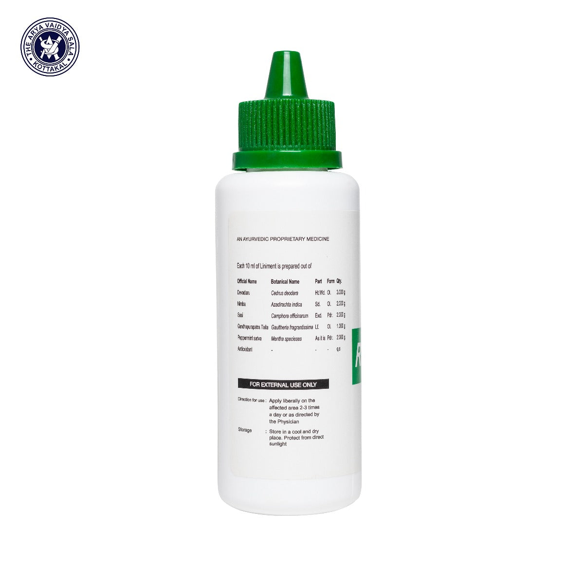 Kottakkal Rhukot Liniment - 60 ml