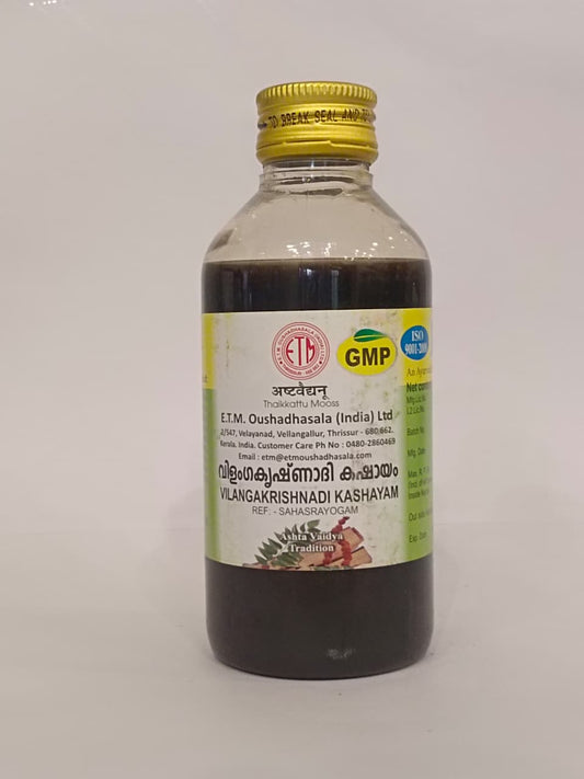 ETM VILANGAKRISHNADI KASHAYAM 200 ML BY THAIKKATTU MOOSS