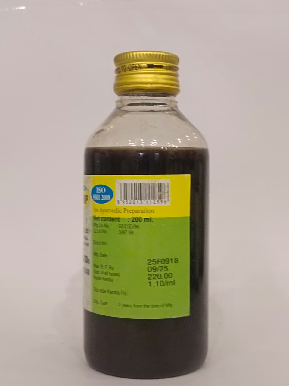 ETM VILANGAKRISHNADI KASHAYAM 200 ML BY THAIKKATTU MOOSS