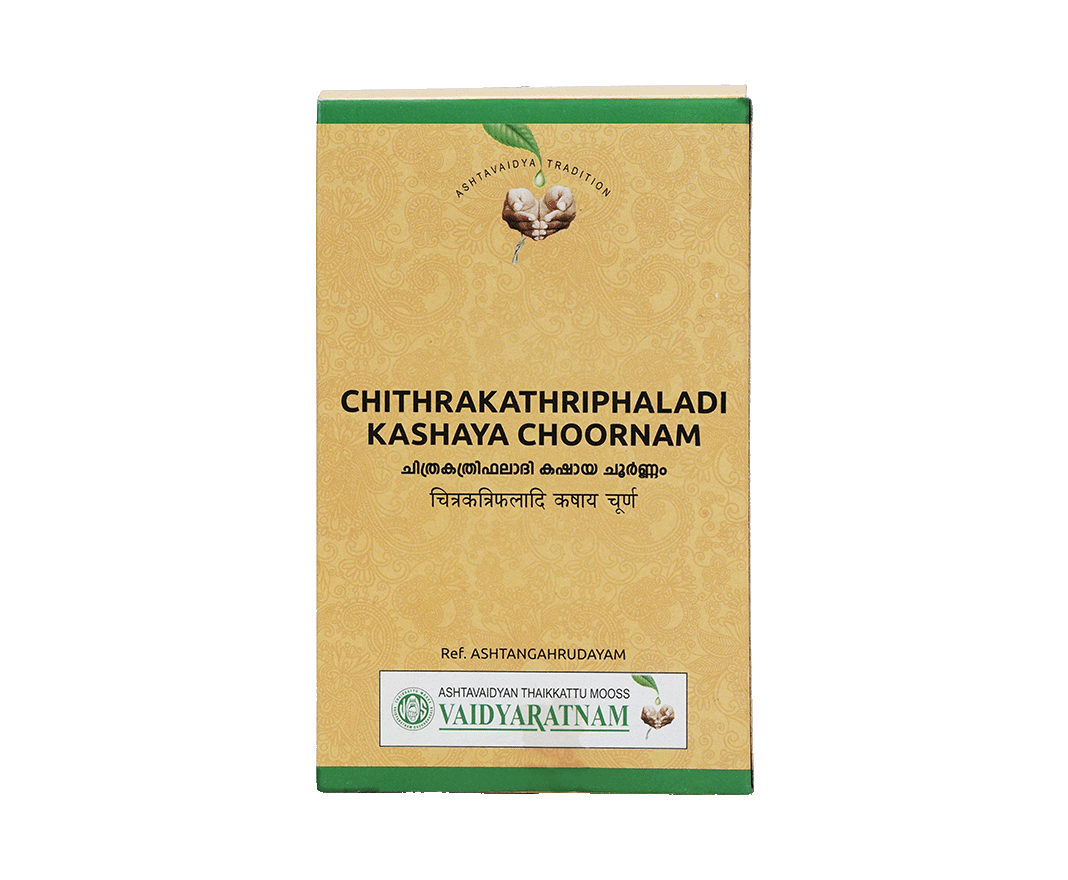 VAIDYARATNAM CHITHRAKATHRIPHALADI KASHAYA CHOORNAM